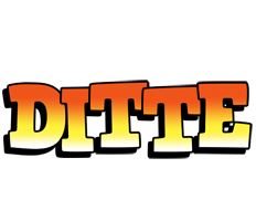 Ditte sunset logo