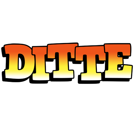 Ditte sunset logo