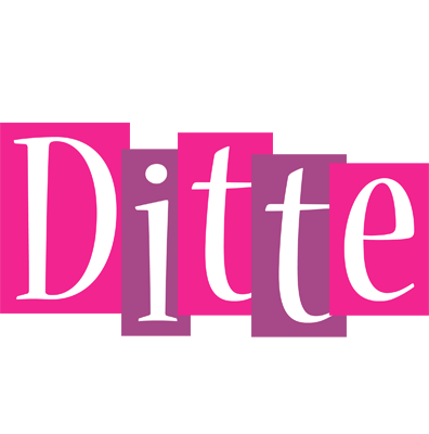 Ditte whine logo