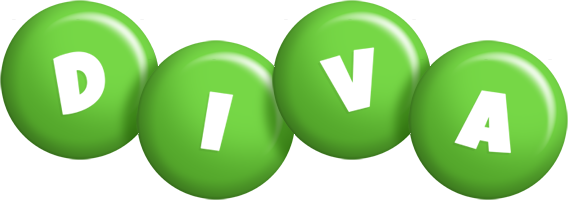 Diva candy-green logo