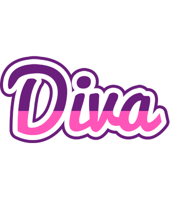 Diva cheerful logo