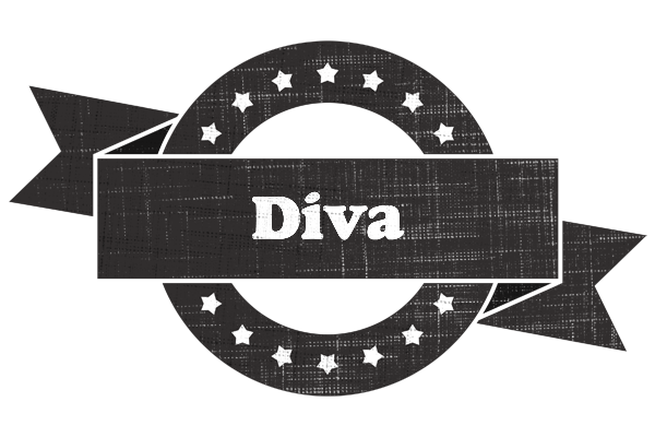 Diva grunge logo