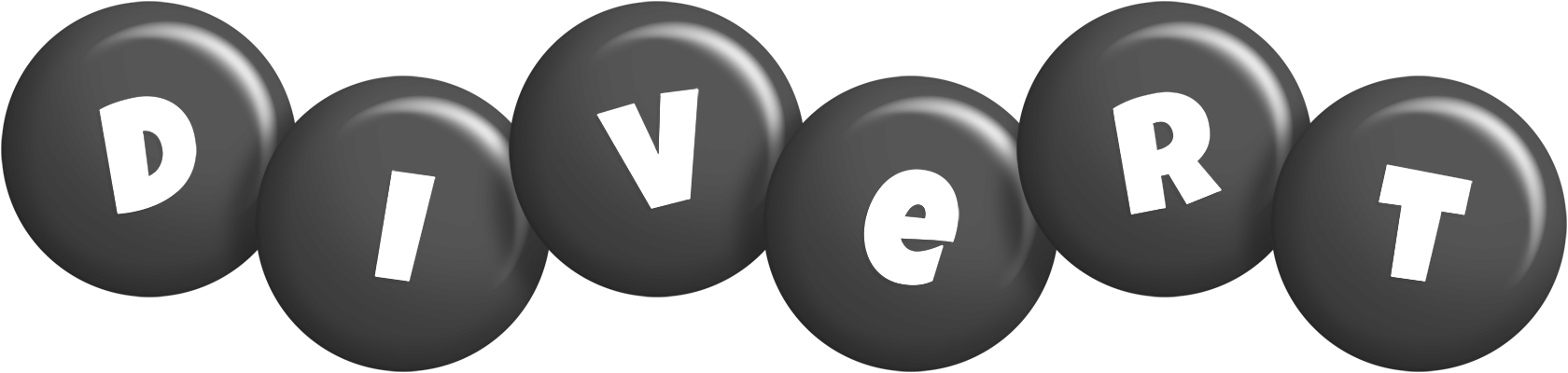 Divert candy-black logo