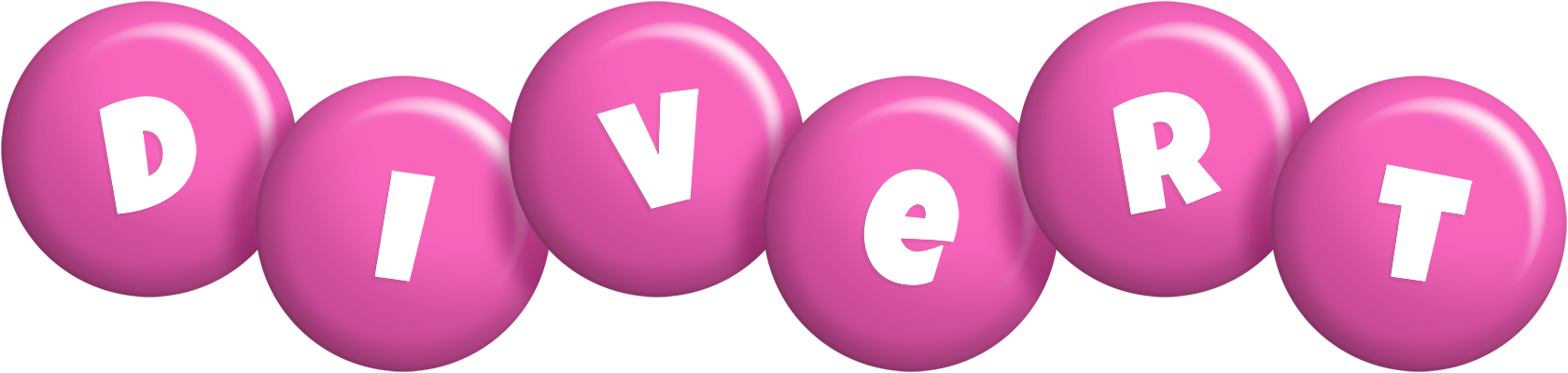 Divert candy-pink logo