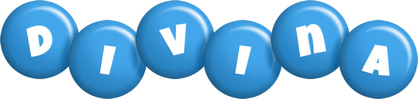 Divina candy-blue logo
