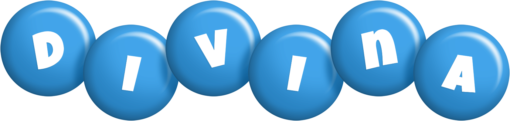 Divina candy-blue logo