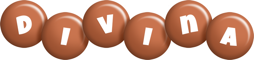 Divina candy-brown logo