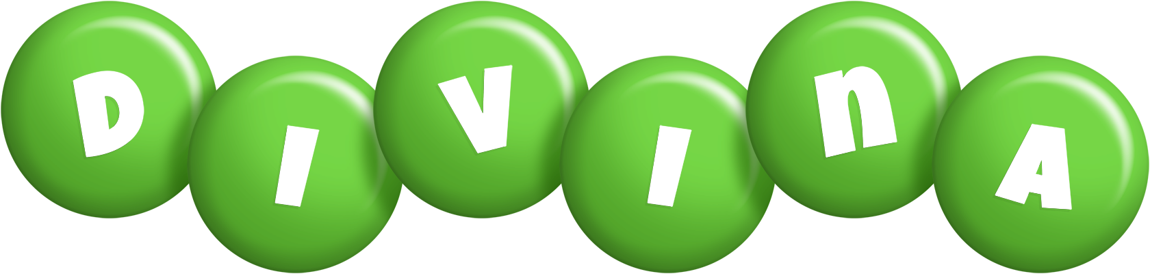 Divina candy-green logo