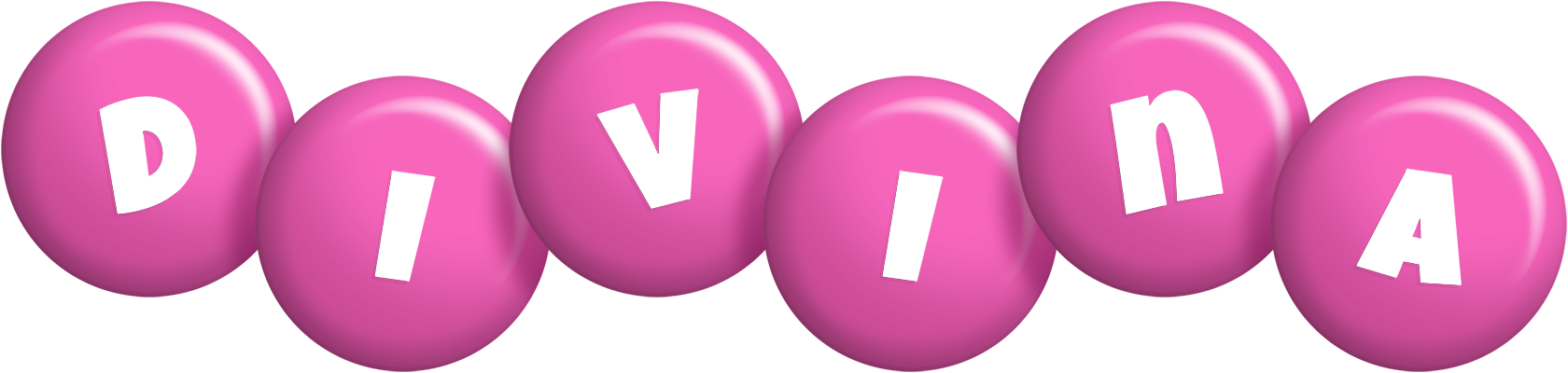 Divina candy-pink logo