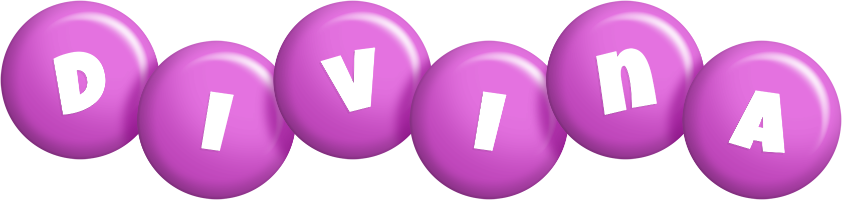 Divina candy-purple logo