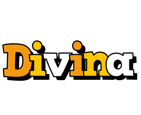 Divina cartoon logo