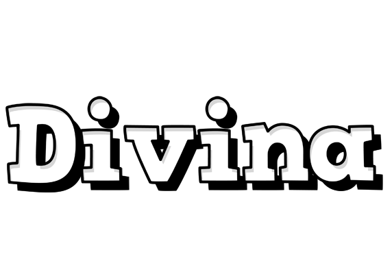 Divina snowing logo