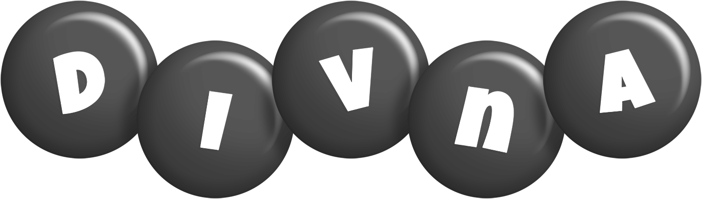 Divna candy-black logo
