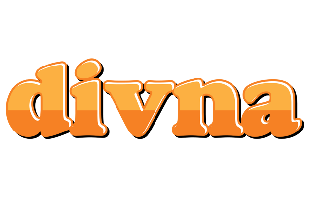 Divna orange logo