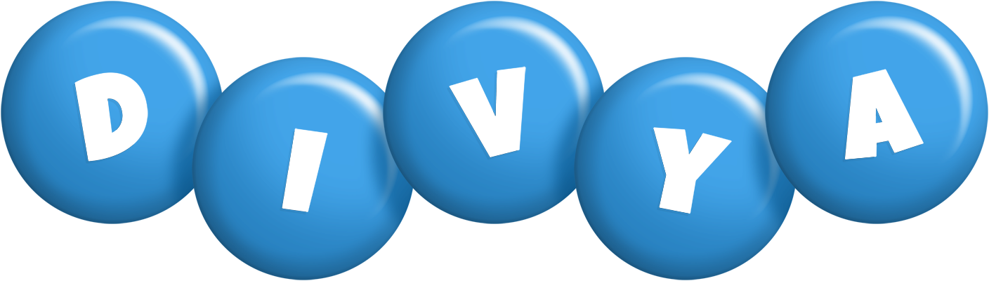 Divya candy-blue logo