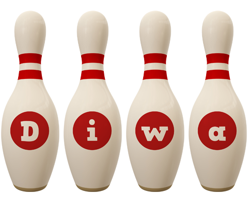 Diwa bowling-pin logo