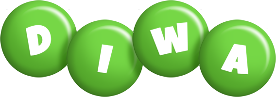 Diwa candy-green logo