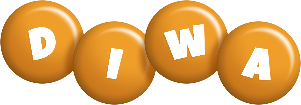 Diwa candy-orange logo