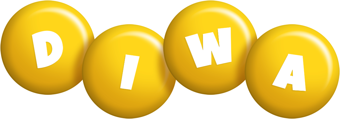 Diwa candy-yellow logo