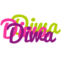 Diwa flowers logo