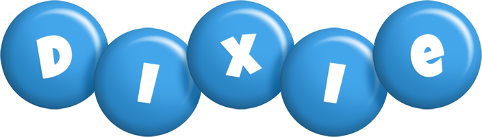 Dixie candy-blue logo