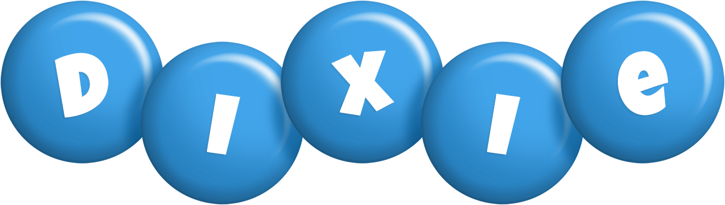 Dixie candy-blue logo