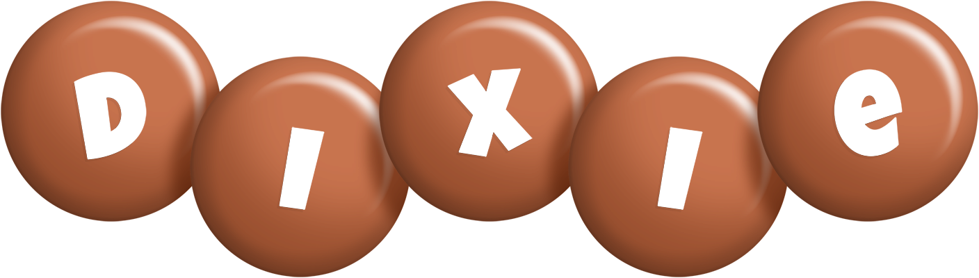 Dixie candy-brown logo
