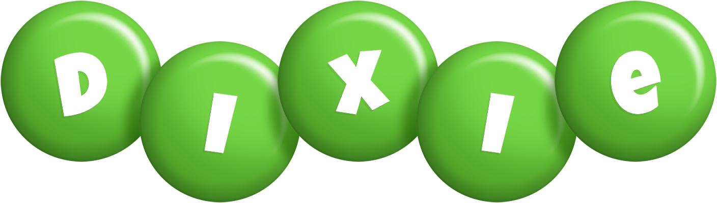 Dixie candy-green logo