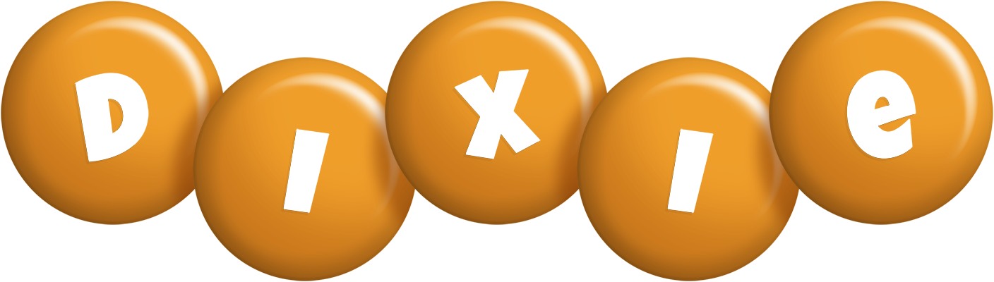 Dixie candy-orange logo