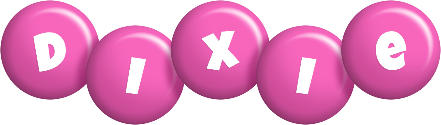 Dixie candy-pink logo