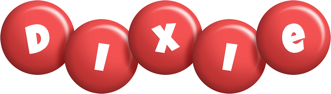 Dixie candy-red logo