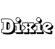 Dixie snowing logo