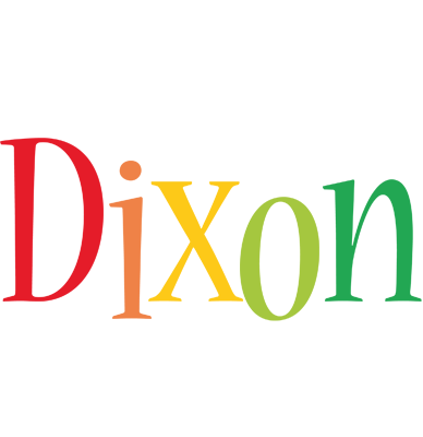 Dixon birthday logo