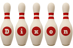Dixon bowling-pin logo