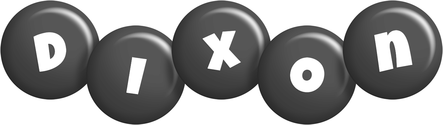 Dixon candy-black logo
