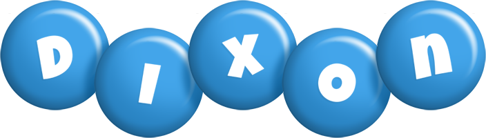 Dixon candy-blue logo