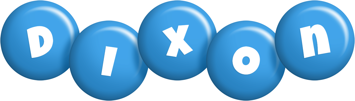Dixon candy-blue logo