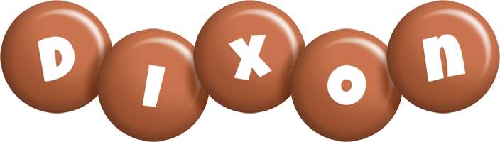 Dixon candy-brown logo