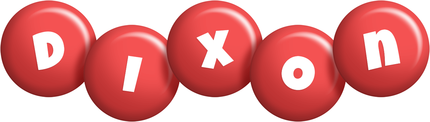 Dixon candy-red logo