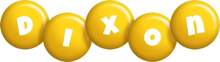 Dixon candy-yellow logo