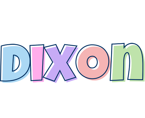 Dixon pastel logo