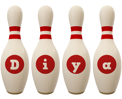 Diya bowling-pin logo
