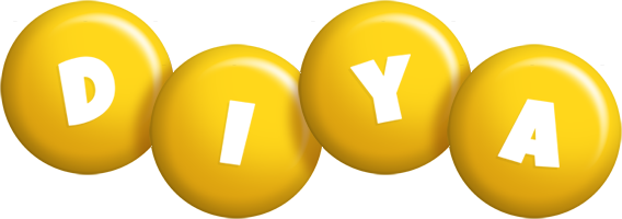 Diya candy-yellow logo