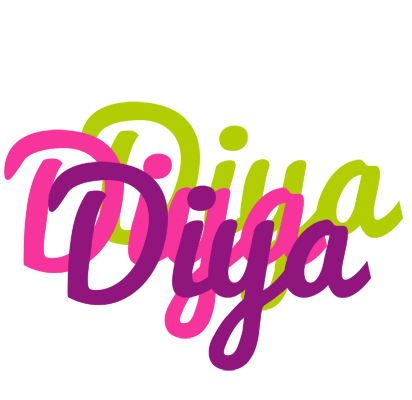 Diya flowers logo