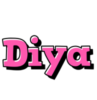 Diya girlish logo