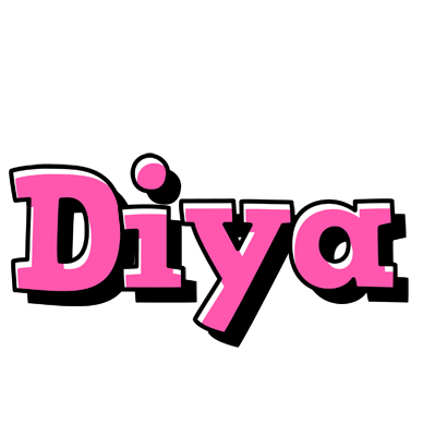 Diya girlish logo