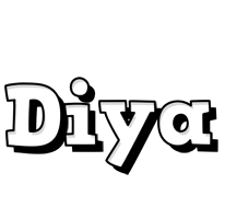 Diya snowing logo