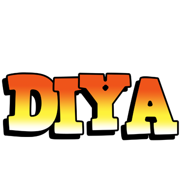 Diya sunset logo