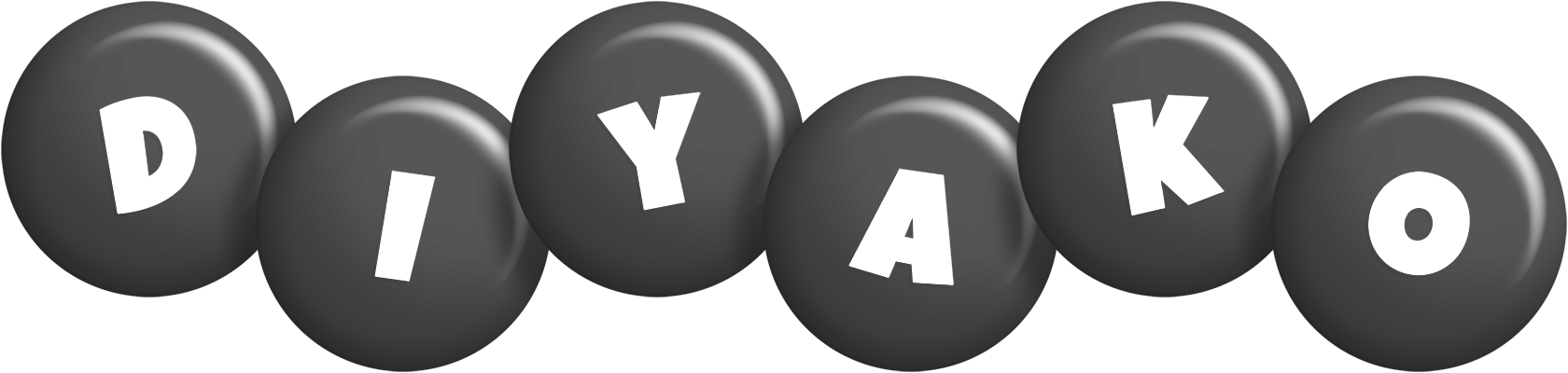 Diyako candy-black logo