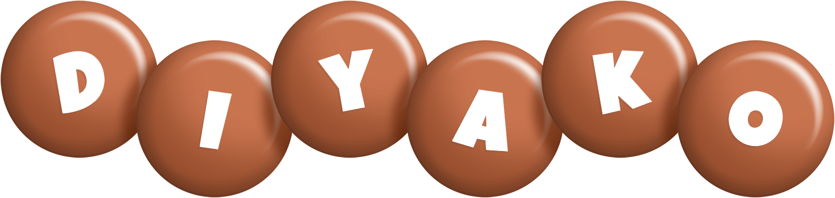 Diyako candy-brown logo